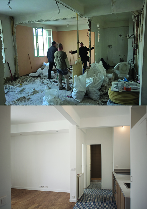 Ateliers Mandarine - rénovation Villa Verlaine Paris 14ème 2